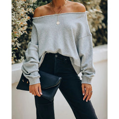 Sierra Cotton Babydoll Top - Ash Grey