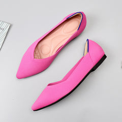 Flying Knitted  Shoes Flat Shoes