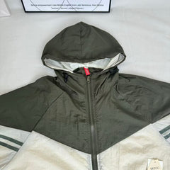 Contrasting Color Sun Protection Jacket