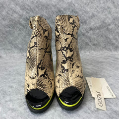 Leopard Print Waterproof Platform High Heel