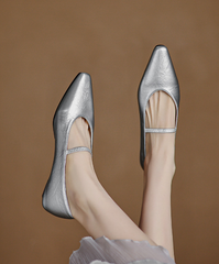 Toe Block Heels Pumps Shoes