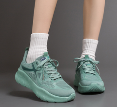 Breathable Air Cushion Sneakers Knit Walking Running Shoes