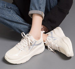 Breathable Air Cushion Sneakers Knit Walking Running Shoes