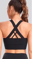 Seamless Sculpt Chevron Ribbed Longline Medium Impact Sports Bra