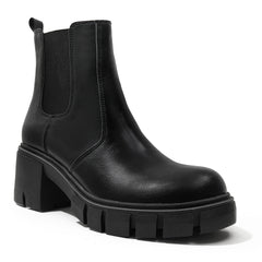 Faux Suede Zipper Boots