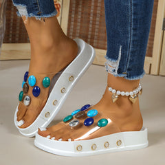 Brick Stone Summer Slippers