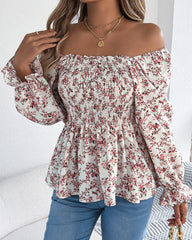 Seraphina Floral Balloon Sleeve Bodysuit