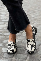 Cow Pattern Casual Shoes