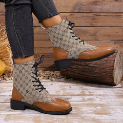 Waterproof Lace Up Duck Boots