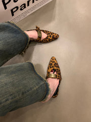 Simple Buckle Casual Low Heels