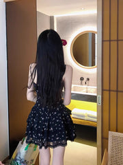 Floral Support Smocked Skater Dress