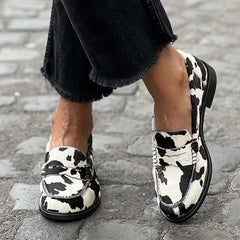 Cow Pattern Casual Shoes