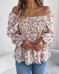 Seraphina Floral Balloon Sleeve Bodysuit