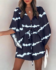 Raegan Pocketed Printed Romper