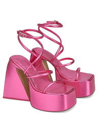 Platform Thick-Heeled Sandals