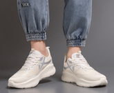 Breathable Air Cushion Sneakers Knit Walking Running Shoes