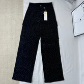 High-Waisted Starry Sky Jeans