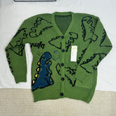 Street Cartoon Cardigan Sweater