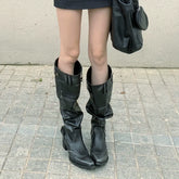 Large-Leg Knee-High Boots