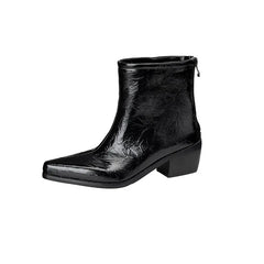 Chunky Heel Lychee Boots