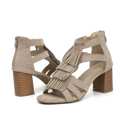 Open Toe Tassels Ankle Ladies Sandals