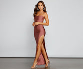 Michelle High-Slit Formal Dress