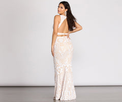 Ada Sequin Mermaid Dress Oshnow