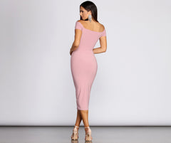 Alani Formal Off The Shoulder Dress Oshnow