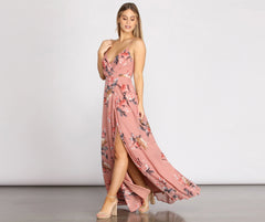 Alina Chiffon Floral Dress Oshnow