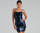 All The Drama Sequin Mini Dress Oshnow