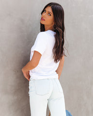 Bad Babes Club Cotton Distressed Tee Oshnow