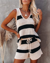 Benji Striped Knit Tank Oshnow