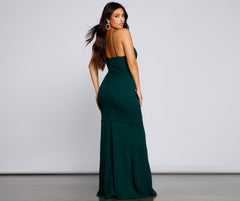 Bianca Ruched Mermaid Formal Dress Oshnow