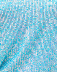 Blaze Sequin Cami Tank - Aqua Oshnow