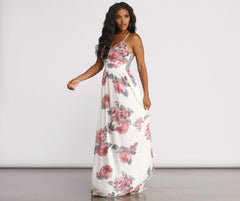 Bloom With Beauty Maxi Dress Oshnow