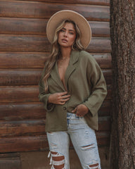 Bobby Cotton Lightweight Top - Olive Oshnow
