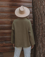 Bobby Cotton Lightweight Top - Olive Oshnow