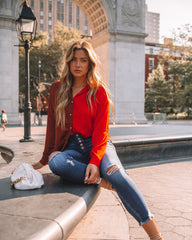 Bryant Colorblock Button Down Blouse Oshnow