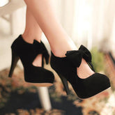 Cute Bow Knot High Heels
