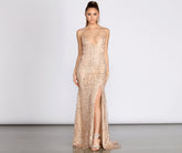 Camille Glitter And Mesh Cross Back Dress Oshnow