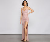 Celina Glitter Knit Mermaid Dress Oshnow