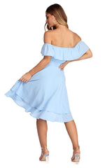 Chasing Dreams Ruffle Dress Oshnow