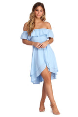 Chasing Dreams Ruffle Dress Oshnow