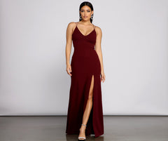 Chloe Lace-Up Back Formal Dress Oshnow