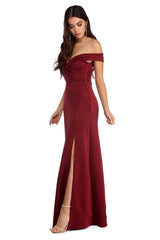 Christine Off The Shoulder Ball Gown Oshnow