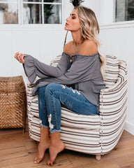 Classic Tale Blouse - Medium Grey Oshnow