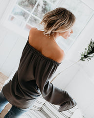 Classic Tale Blouse - Medium Grey Oshnow