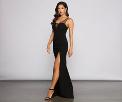 Constance Formal High Slit Mermaid Dress Oshnow