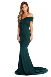 Corina Formal Off The Shoulder Dress Oshnow