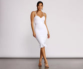 Curves Ahead Bandage Midi Dress Oshnow